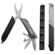 Мультитул SOG Baton Q4 / ID1031 (пассатижи, открывашки, напильник, клинок, бит-драйвер)