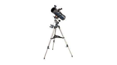 купите Телескоп Celestron AstroMaster 114 EQ (рефлектор Ньютона, 114 мм, F=1000 мм, 1:9) на экваториальной монтировке в Москве