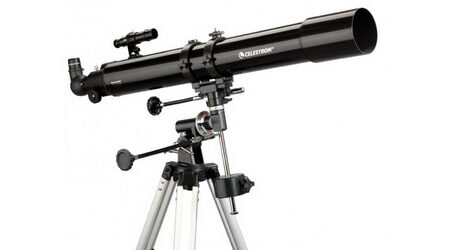 купите Телескоп Celestron PowerSeeker 80 EQ (рефрактор, 80мм, F=900мм, 1:11) на экваториальной монтировке в Москве