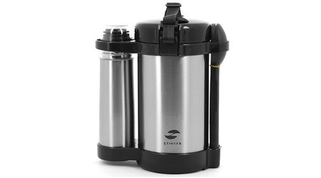 купите Термос суповой 1,5 л на 3 контейнера и мини-термос на 250 мл Stinger HY-LB408-1 в Москве