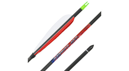 купите Карбоновая стрела для лука Bowmaster Patriot 400 с натуральным оперением 5 дюймов в Москве