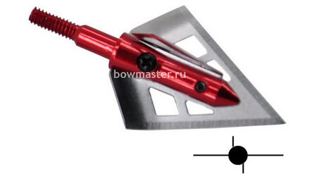 купите Наконечник охотничий TP239 фиксированный, 100 гран, 2+2 лезвия (3 шт.) в Москве