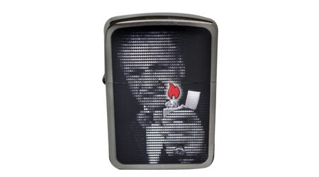 купите Зажигалка Zippo 28452 Replica 1941 Mr. Blaisdell Zippo Founder Black Ice (тонированный цирконием шлифованный хром, фото основателя Зиппо) в Москве