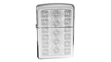 купите Зажигалка Zippo 28657 Elegant Swirls High Polish Chrome (зеркальный хром, оксидированный орнамент) в Москве